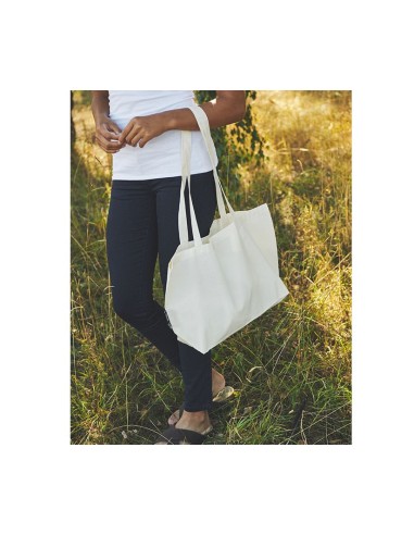 N-O90015-Shopping Bag With Gusset